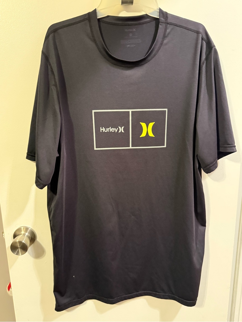 Hurley Black Short-Sleeve Performance Tee